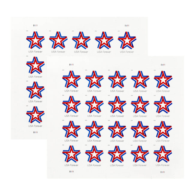 2019 USA Star Ribbon Forever Stamps - Image 4