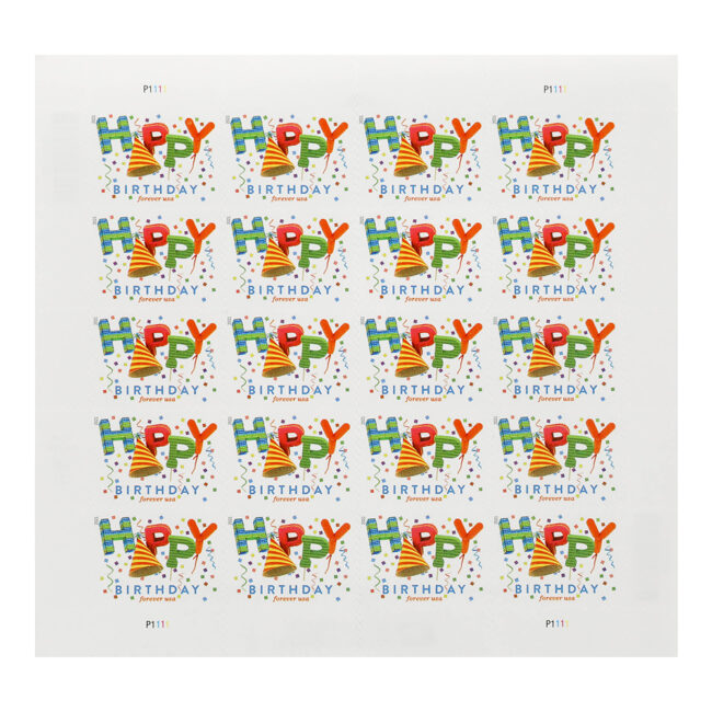US 2021 Happy Birthday Stamps Forever - Image 3