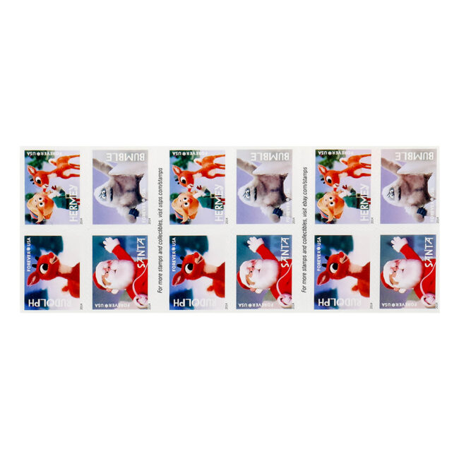 2014 US First-Class Forever Stamp - Rudolph the Red-Nosed Reindeer - Image 2