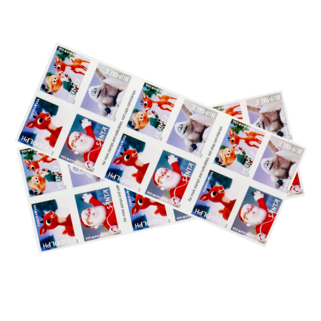 2014 US First-Class Forever Stamp - Rudolph the Red-Nosed Reindeer - Image 4