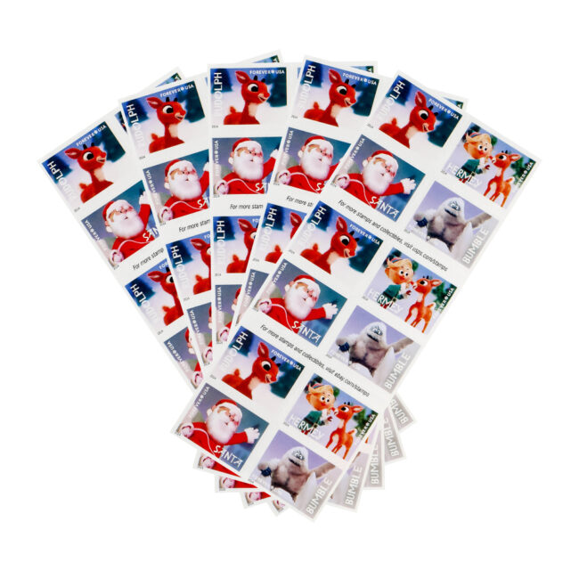 2014 US First-Class Forever Stamp - Rudolph the Red-Nosed Reindeer - Image 5