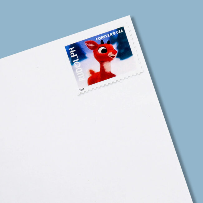 2014 US First-Class Forever Stamp - Rudolph the Red-Nosed Reindeer - Image 6