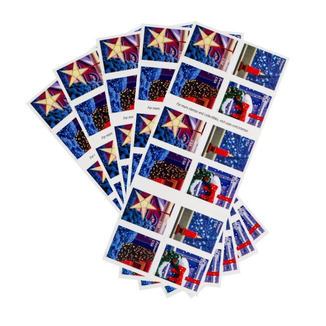 2016 US Christmas Candle Forever Stamps Booklet - Image 5