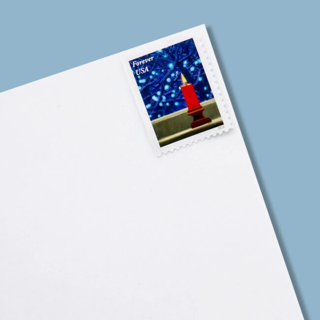 2016 US Christmas Candle Forever Stamps Booklet - Image 6
