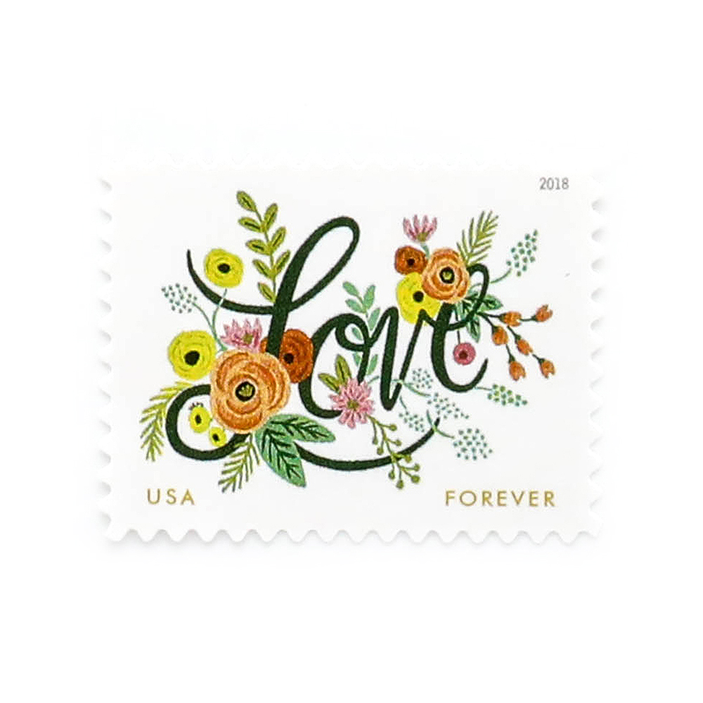 2018 US Wedding Love Flourishes Forever Postage Stamps – Buy