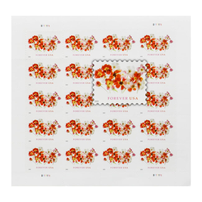 2022 US Forever First-Class Postage Tulips Stamps - Image 2