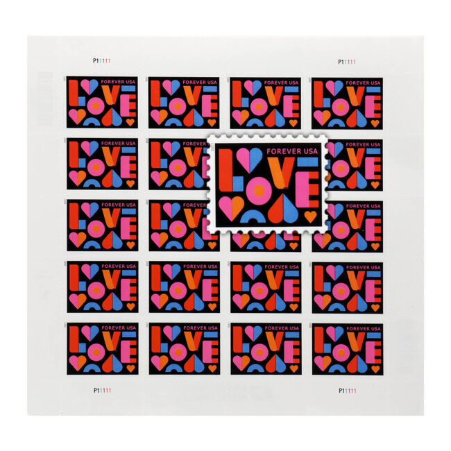 US 2021 Love Forever Stamps Wedding - Image 2