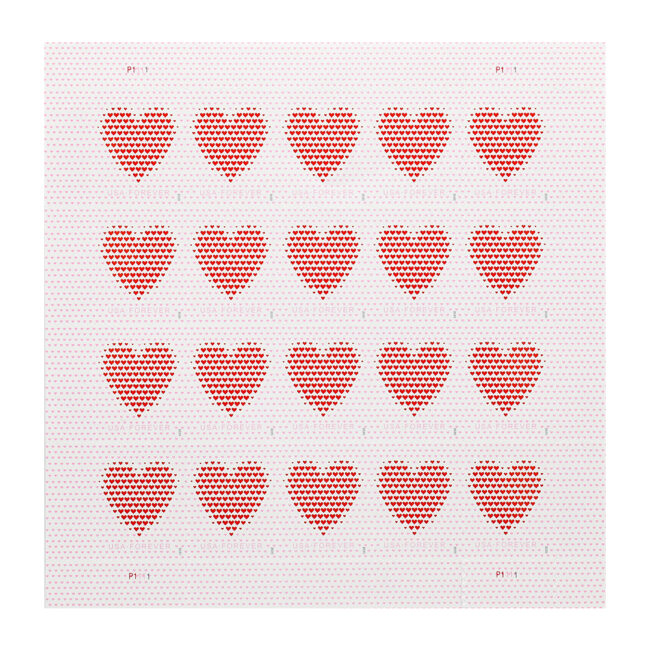 2020 US Made of Hearts Forever First-Class Postage Stamps Wedding - Image 3