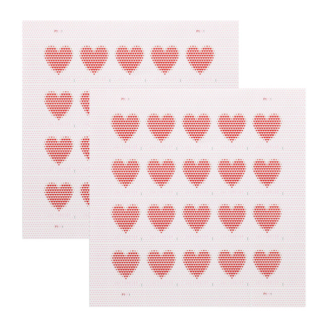 2020 US Made of Hearts Forever First-Class Postage Stamps Wedding - Image 4