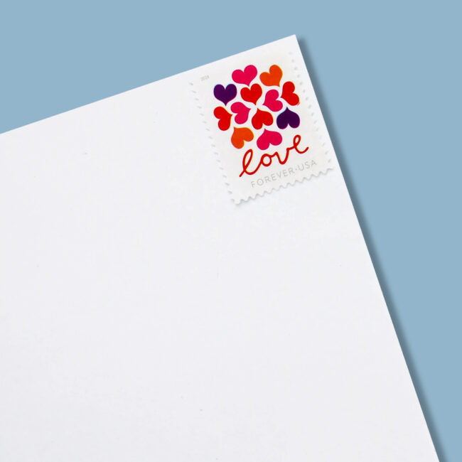 2019 US Heart Blossom Forever First-Class Postage Stamps Wedding - Image 6