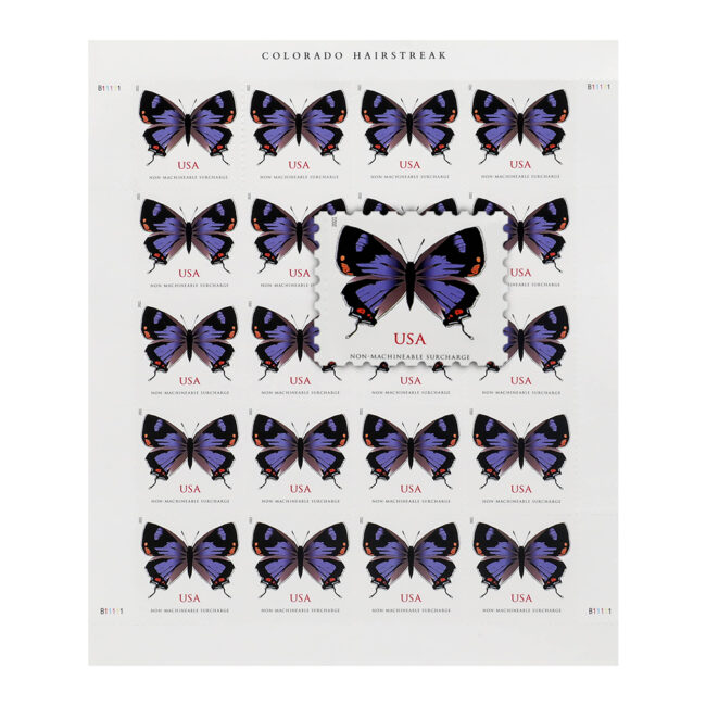 US 2021 Colorado Hairstreak Stamps Forever - Image 2