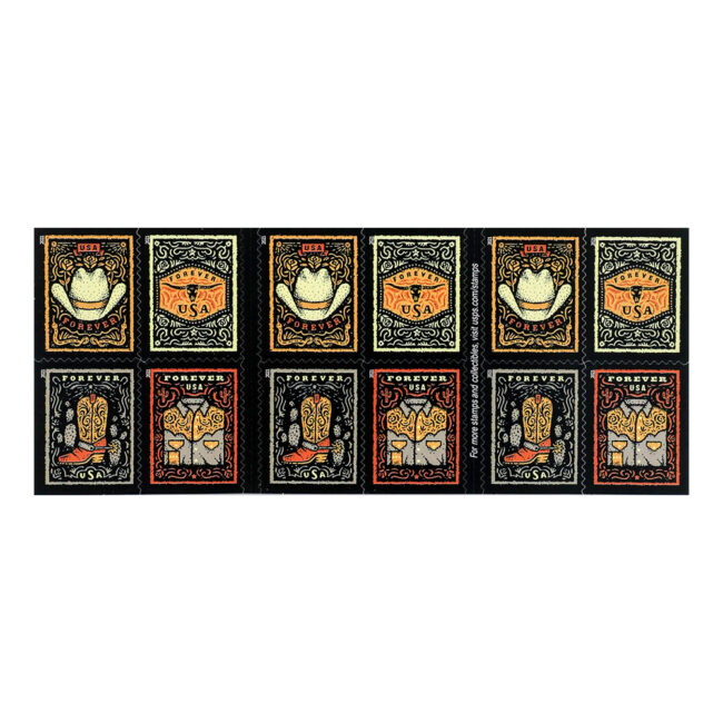 2021 First-Class Forever Stamps - Western Wear - Image 2