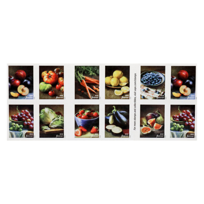 U.S. 2020 Fruits & Vegetables Forever Stamps - Image 2
