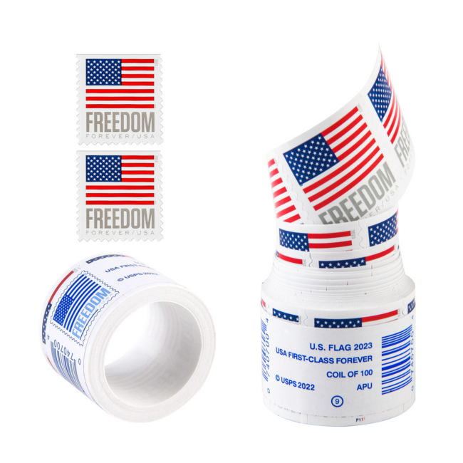 2023 US Flag Forever Stamps Roll